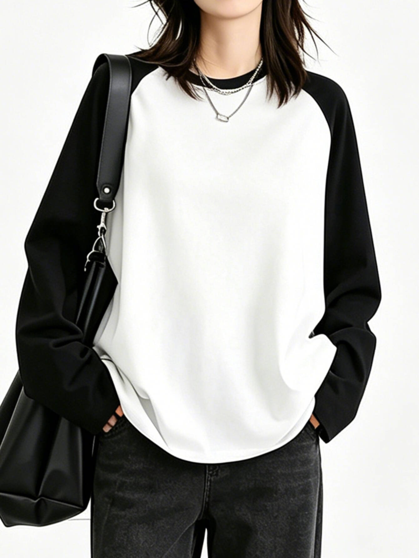 harajuku vintage Casual Rainbo - Tee Graphic Print ulasan dan harga