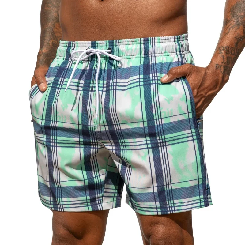 Trendy Ombre Striped Graphic S - Trunks Board Surf ulasan dan harga
