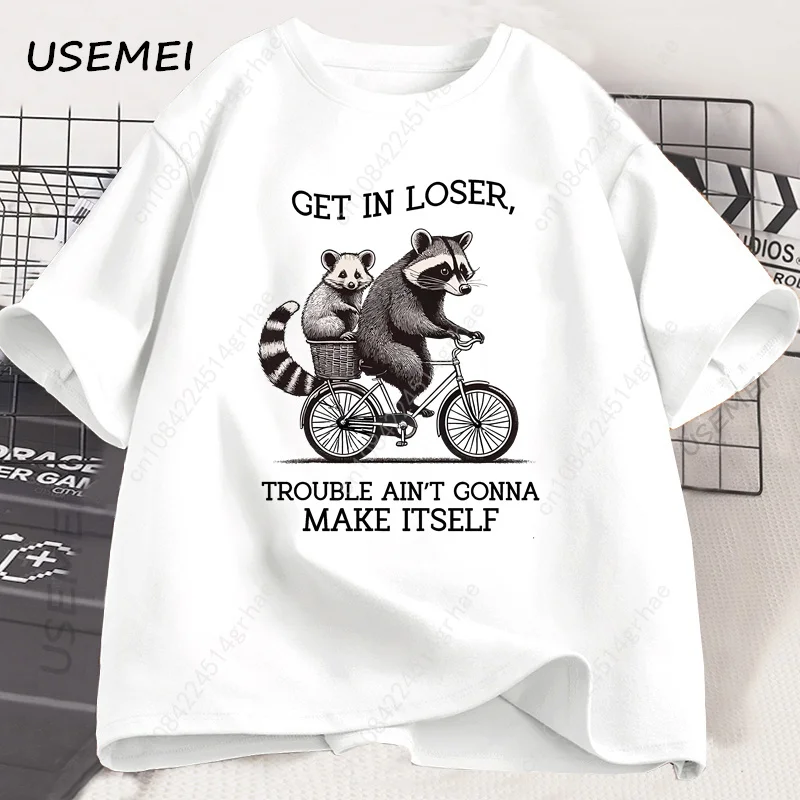 Get in Loser T Shirt Funny Rac - Tee Graphic Print ulasan dan harga