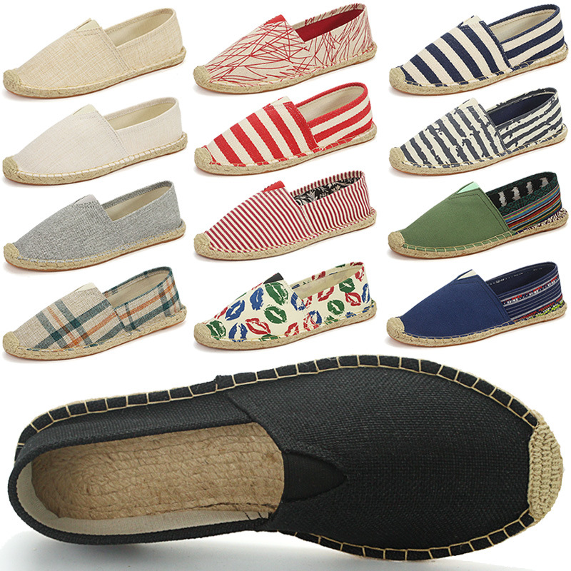 2025 Summer Autumn Men Canvas  - Espadrille Slip On ulasan dan harga