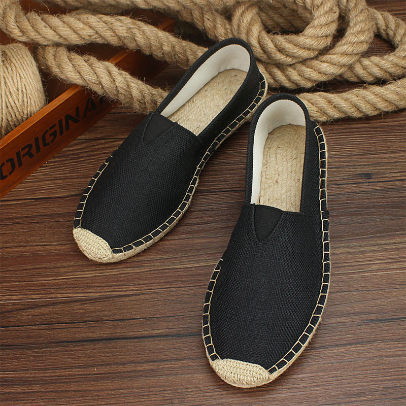 2025 Summer Autumn Men Canvas  - Espadrille Slip On ulasan dan harga