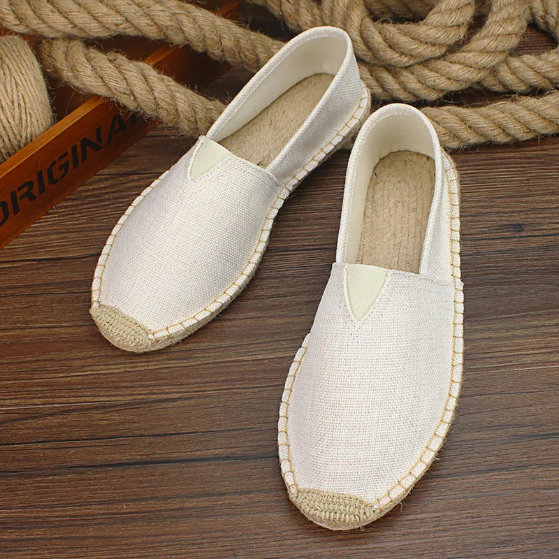 2025 Summer Autumn Men Canvas  - Espadrille Slip On ulasan dan harga