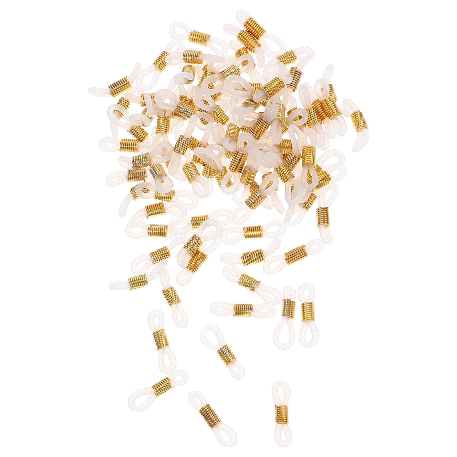 100Pcs Silicone Iron Eyeglass  - Sunglass Retainer Cord ulasan dan harga