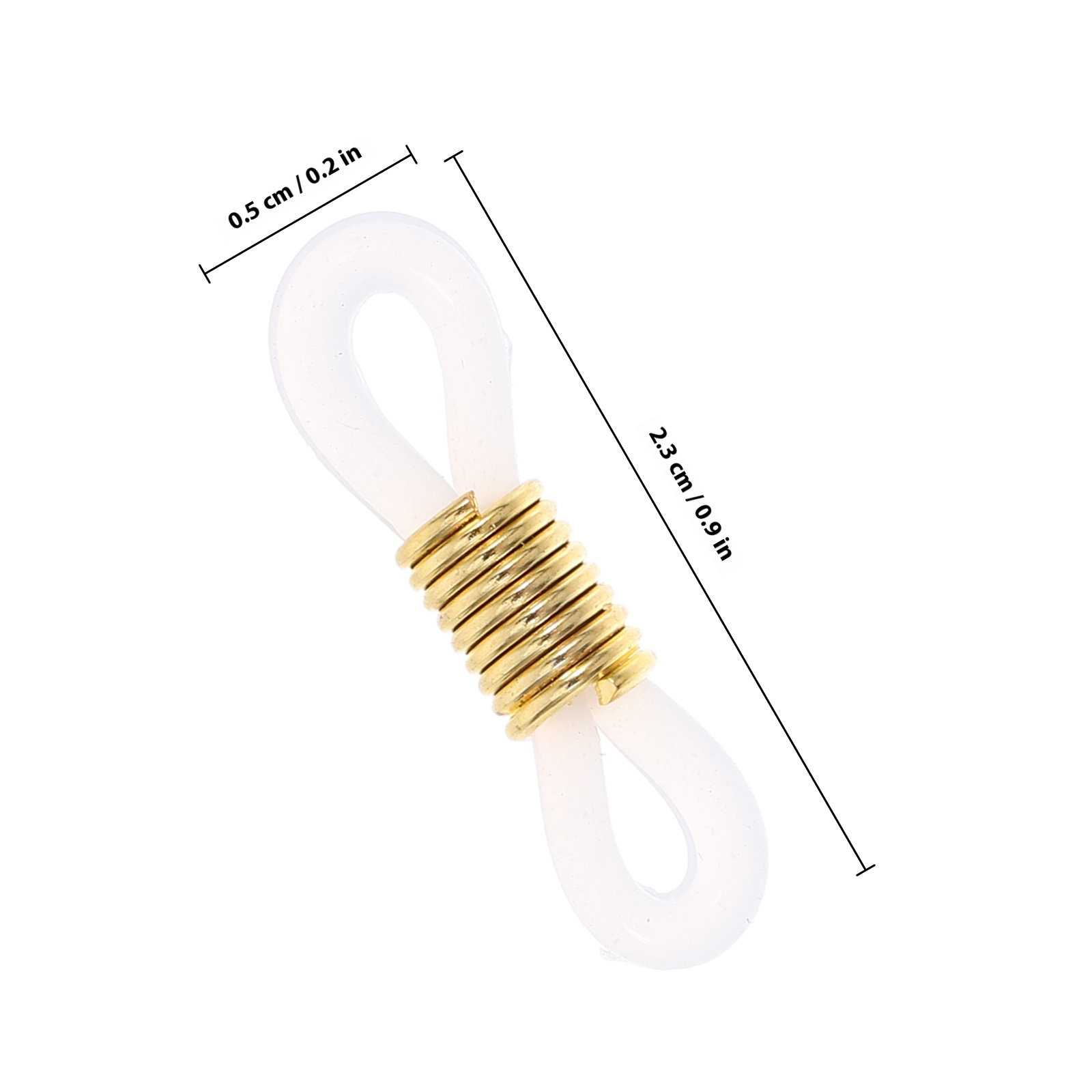 100Pcs Silicone Iron Eyeglass  - Sunglass Retainer Cord ulasan dan harga