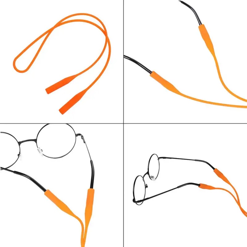 1pc Silicone Eyeglasses Straps - Sunglass Retainer Cord ulasan dan harga
